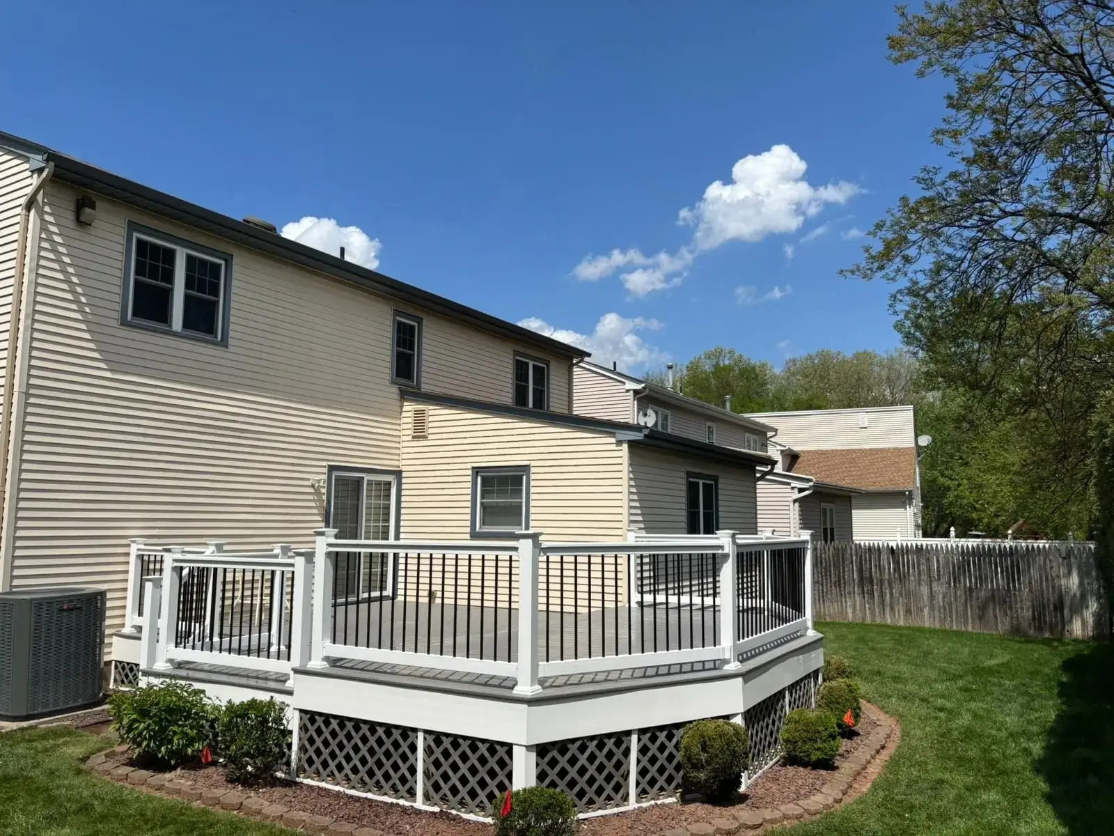 New Deck Construction project 1 in Bergen County, NJ